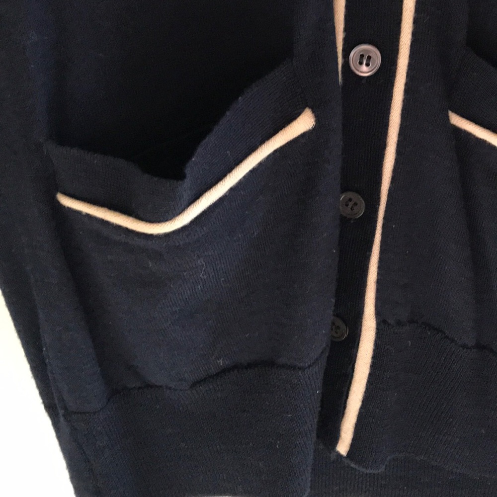 J. Crew Navy Blue Cardigan (x-small) - Picture 5 of 7